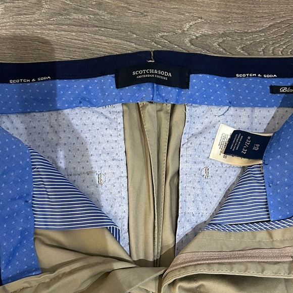 Scotch & Soda Khaki  Chino Pants – Men’s W32 L32 - Picture 3 of 7